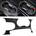 Car USA Color Carbon Fiber Left Drive Gear Position Panel Decorative Sticker for Ford Mustang 201...
