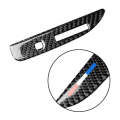 3 PCS Car USA Color Carbon Fiber Gearshift Panel Frame Decorative Sticker for Ford Mustang 2015-2...