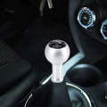 Universal Vehicle Car Bat Pattern Shifter Cover Manual Automatic Aluminum Gear Shift Knob(Silver)...