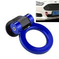 Car Truck Bumper Round Tow Hook Ring Adhesive Decal Sticker Exterior Decoration (Blue)