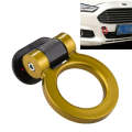 Car Truck Bumper Round Tow Hook Ring Adhesive Decal Sticker Exterior Decoration (Yellow)