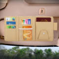 Universal Car Sun Visor Board Paper Tissue Box CD Storage Case Holder Card Bag Organizer (Yellow)
