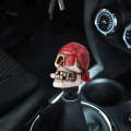 Pirate Skull Shaped Universal Vehicle Car Shifter Cover Manual Automatic Gear Shift Knob (Red)