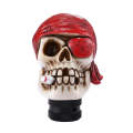 Pirate Skull Shaped Universal Vehicle Car Shifter Cover Manual Automatic Gear Shift Knob (Red)
