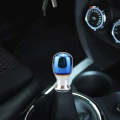 Universal Vehicle Car Blue Aluminum Alloy Gear Shifter Lever Manual Automatic Shift Knob Adapter,...