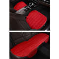 3 PCS / Set  Warm Car Seat Cover Cushion Five Seats Universal Two Front Row Seat Covers and One B...