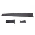 3 in 1 Carbon Fiber Central Control Gears Shift Panel Cover Trim Decals Decorative Sticker for Ho...