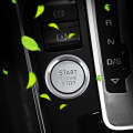 Car Engine Start Key Push Button Ring Trim Aluminum Alloy Sticker Decoration for Audi(Silver)