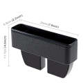 Universal Car Multi-functional Console Side Pocket Seat Gap Side Storage Box(Black)