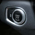 Car Engine Start Key Push Button Ring Trim Aluminum Alloy Sticker Decoration for BMW(Silver)