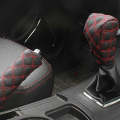 2 PCS Car Hand Brake Cover Shift Knob Gear Stick Cushion Sets Cover Car Accessory Interior Decora...