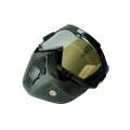 Motorcycle Helmet Riding Mask Goggles Set Outdoor Wind and Sand Resistant Off-road Harley Goggles...
