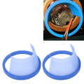 2 PCS 6.5 inch Car Auto Loudspeaker Plastic Waterproof Cover with Protective Cushion Pad, Inner D...