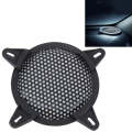 5 inch Car Auto Metal Mesh Black Round Hole Subwoofer Loudspeaker Protective Cover Mask Kit with ...