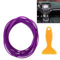 5m Flexible Trim For DIY Automobile Car Interior Moulding Trim Decorative Line Strip with Film Sc...