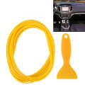 5m Flexible Trim For DIY Automobile Car Interior Moulding Trim Decorative Line Strip with Film Sc...