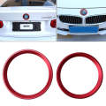 2 PCS/Set Zinc Alloy Steering Wheel Decoration Ring Sticker Logo Car Styling Modification Car Fro...