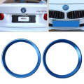 2 PCS Car Logo Decorative Circle Steering Wheel Decoration Ring Sticker Logo Car Styling Modifica...