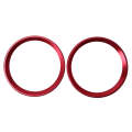 2 PCS Car Logo Decorative Circle Steering Wheel Decoration Ring Sticker Logo Car Styling Modifica...