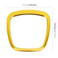 Car Auto Steering Wheel Decorative Ring Cover Trim Sticker Decoration for Audi(Gold)