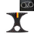 Car Carbon Fiber + German Flag Pattern Rear Air Vents Cover Decorative Sticker for Mercedes-Benz ...