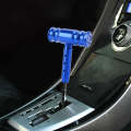 Universal Car Thread T-shaped Gear Head Gear Shift Knob(Blue)