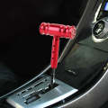 Universal Car Thread T-shaped Gear Head Gear Shift Knob(Red)