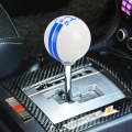 Universal Vehicle Ball Shape Modified Resin Shifter Manual 6-Speed Left-R Gear Shift Knob(Blue)