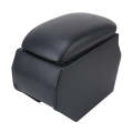 Car ABS Leather Wrapped  Armrest Box with Fast Charge USB Holes and Cables for Peugeot 2008