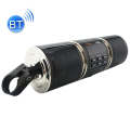 Motorcycle Waterproof Aluminum Shell Bluetooth Handle Stereo Speaker, Support BT/MP3/FM/TF(Black)