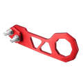Aluminum Alloy Rear Tow Towing Hook Trailer Ring for Universal Car Auto with 2 x Screw Holes(Red)
