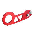 Aluminum Alloy Rear Tow Towing Hook Trailer Ring for Universal Car Auto with 2 x Screw Holes(Red)
