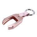 Car Auto Universal Metal Key Ring Protection Cover for Benz(Pink)