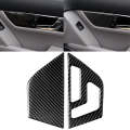 2 PCS Car Carbon Fiber Left Drive Seat Adjustment Panel Decorative Sticker for Mercedes-Benz W204...