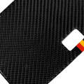 Car German Flag Carbon Fiber Console Navigation Panel Decorative Sticker for Mercedes-Benz W204 C...