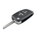 For PEUGEOT Car Keys Replacement 2 Buttons Car Key Case with Holder, without Grooved