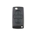 For CITROEN C8 / PEUGEOT 1007 Car Keys Replacement 4 Buttons Car Key Case with Grooved, without H...