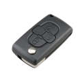 For CITROEN C8 / PEUGEOT 1007 Car Keys Replacement 4 Buttons Car Key Case with Grooved, without H...