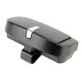 Car Multi-functional Glasses Case Sunglasses Box with Card Slot, Flat Style (Black)