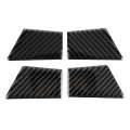 4 PCS Car Carbon Fiber Door Inner Handle Wrist Panel Decorative Sticker for Ford New Mondeo 2013-...
