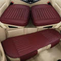 3 in 1 Car Four Seasons Universal Bamboo Charcoal Full Coverage Seat Cushion Seat Cover (Wine Red)