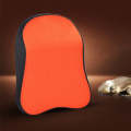 Four Seasons Breathable Memory Foam Car Neck Pillow Polyester Headrest (Orange)