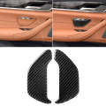 2 PCS Car Carbon Fiber Ashtray Panel Decorative Sticker for BMW 5 Series G38 528Li / 530Li / 540L...