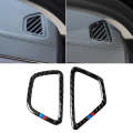 Car Tricolor Carbon Fiber Instrument Air Vent Frame Decorative Sticker for BMW 5 Series G38 528Li...