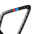 Car Tricolor Carbon Fiber Instrument Air Vent Frame Decorative Sticker for BMW 5 Series G38 528Li...