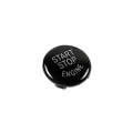 Car Engine Start Key Push Button Cover for BMW E90 Chassis (Black)