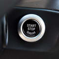 Car Engine Start Key Push Button Cover for BMW G / F Chassis,  without Start and Stop (Black)
