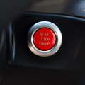 Car Engine Start Key Push Button Cover for BMW G / F Chassis,  without Start and Stop (Red)