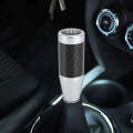 Universal Car Carbon Fiber Pattern Gear Head Gear Shift Knob (Silver)
