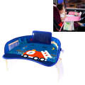 Children Waterproof Dining Table Toy Organizer Baby Safety Tray Tourist Painting Holder with Touc...
